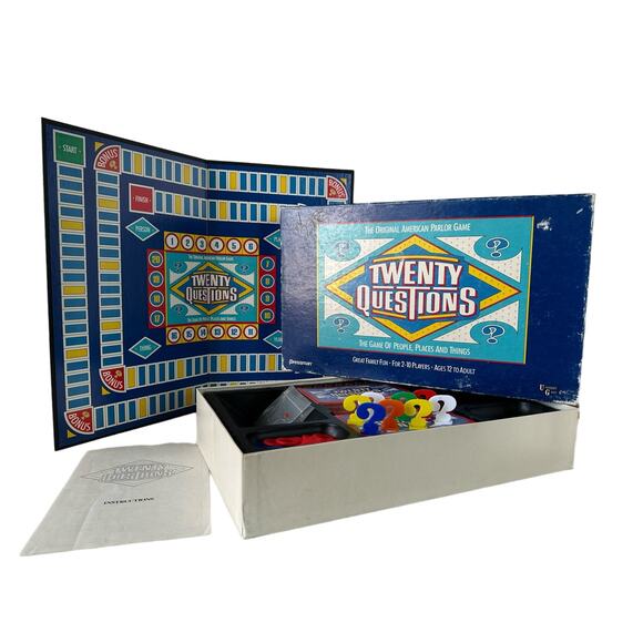 Vintage Twenty Questions Board Game of People Places & Things, Pressman, 1988 - Picture 1 of 9